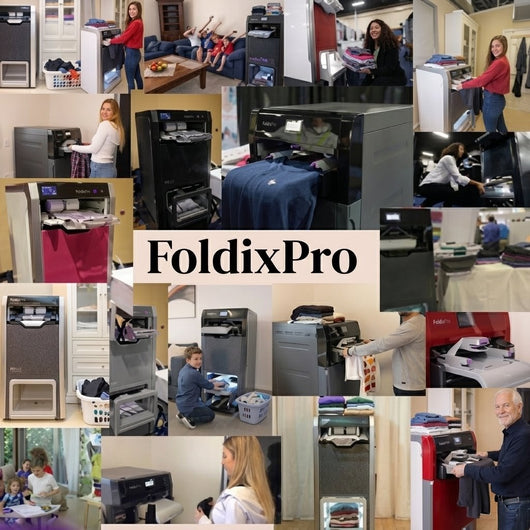 FoldixPro™ |Automatisk maskin för att vika och stryka tvätt